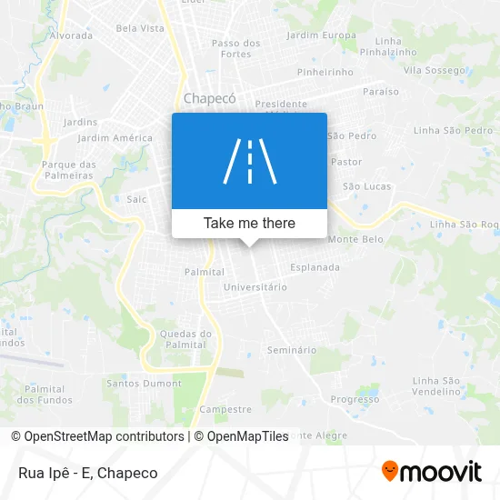 Rua Ipê - E map