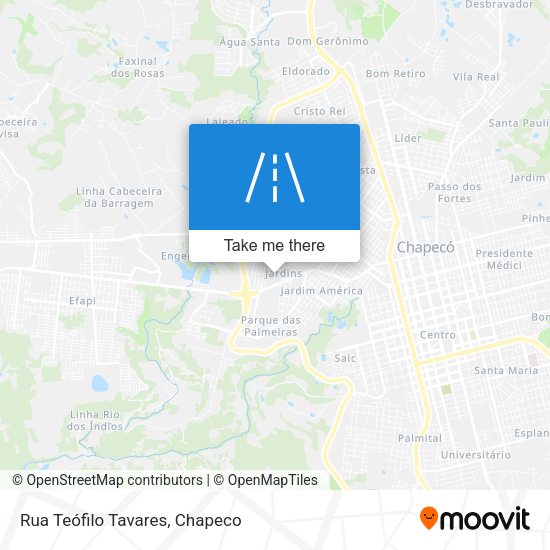 Rua Teófilo Tavares map