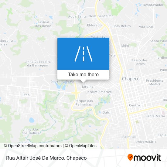 Rua Altair José De Marco map