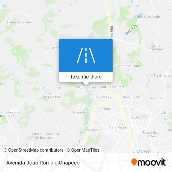 Avenida João Roman map