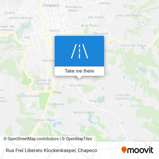 Rua Frei Liberato Klockenkaeper map
