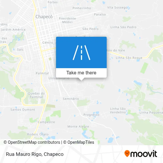 Rua Mauro Rigo map