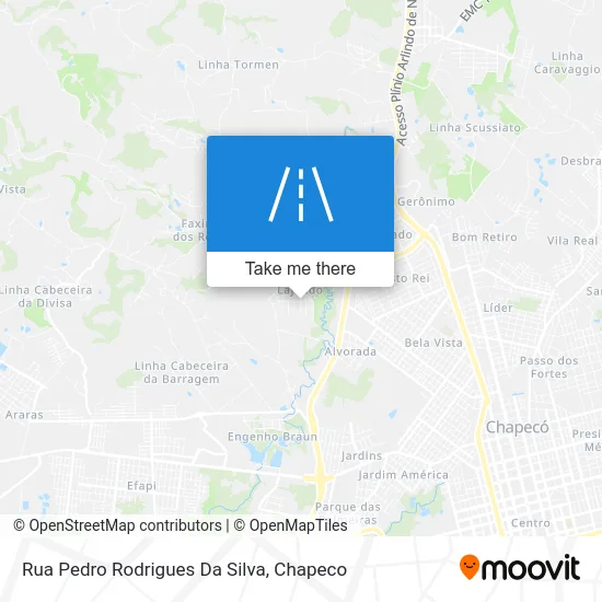Rua Pedro Rodrigues Da Silva map