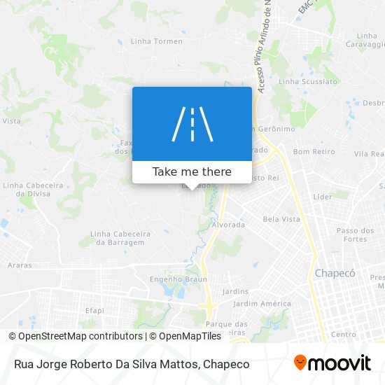 Rua Jorge Roberto Da Silva Mattos map