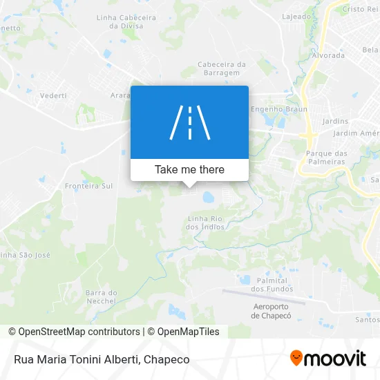 Rua Maria Tonini Alberti map