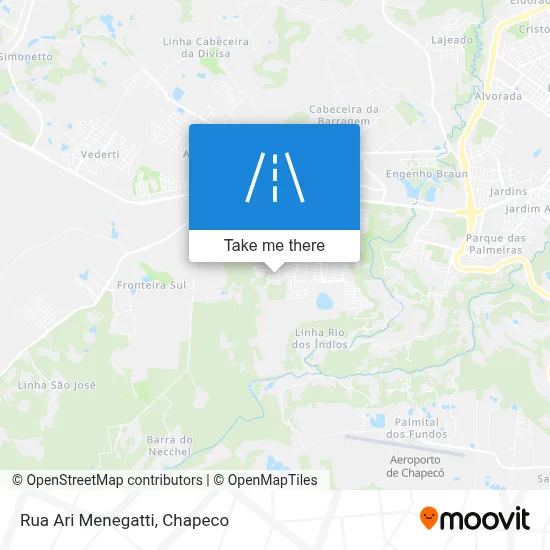 Rua Ari Menegatti map