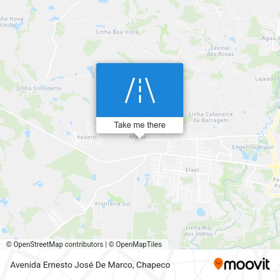 Avenida Ernesto José De Marco map