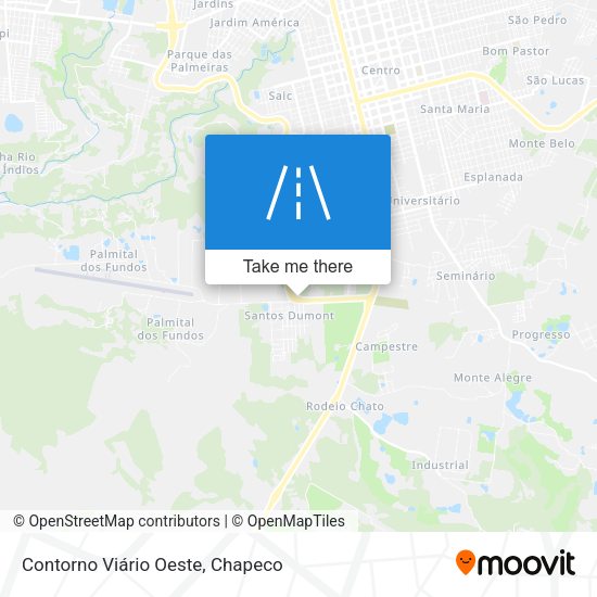 Contorno Viário Oeste map