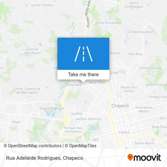 Rua Adelaide Rodrigues map