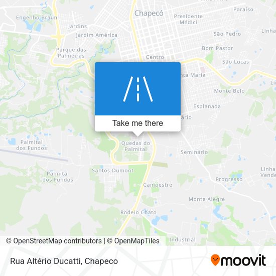 Rua Altério Ducatti map