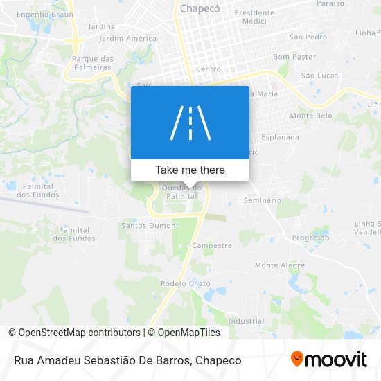 Rua Amadeu Sebastião De Barros map