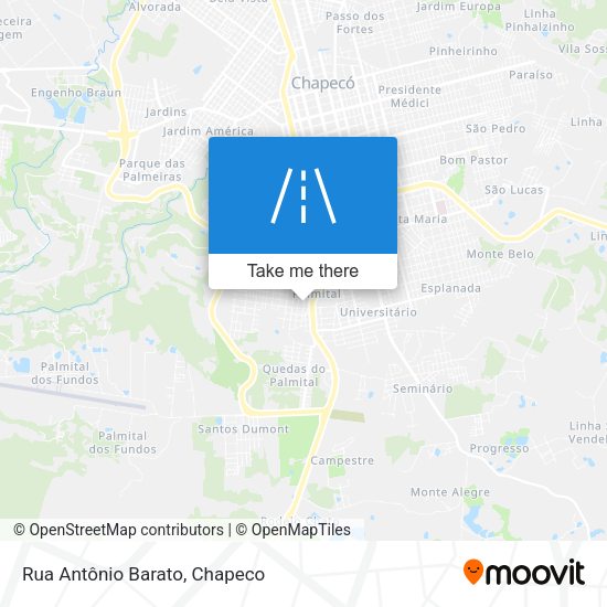 Rua Antônio Barato map