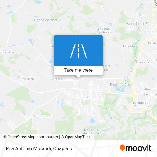 Rua Antônio Morandi map