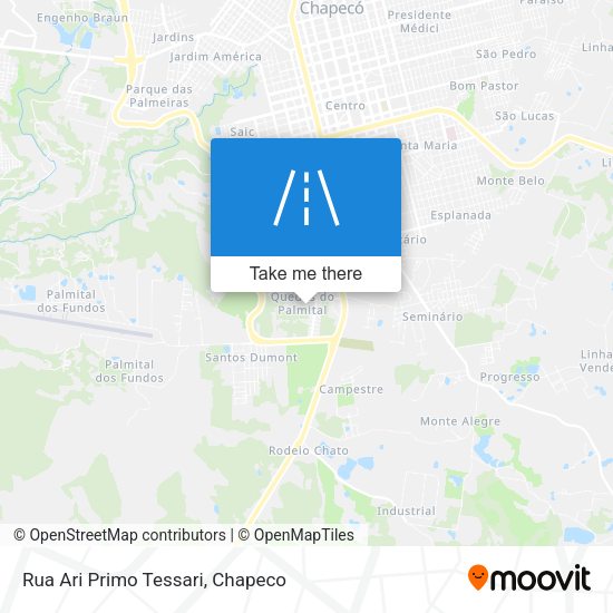 Rua Ari Primo Tessari map