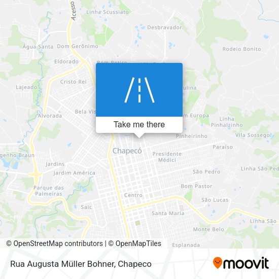 Rua Augusta Müller Bohner map