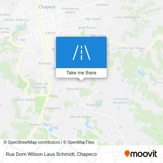 Rua Dom Wilson Laus Schmidt map