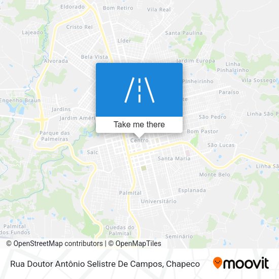 Rua Doutor Antônio Selistre De Campos map