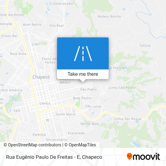 Rua Eugênio Paulo De Freitas - E map