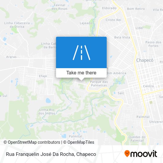 Rua Franquelin José Da Rocha map