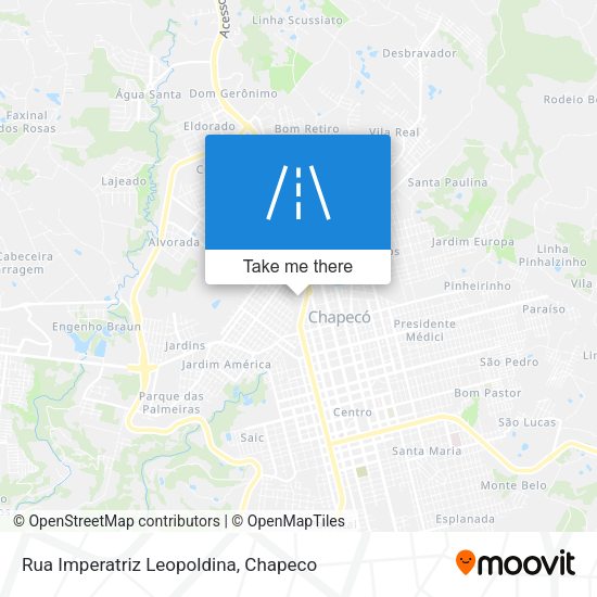 Rua Imperatriz Leopoldina map