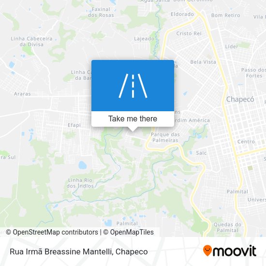 Rua Irmã Breassine Mantelli map