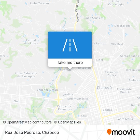 Rua José Pedroso map