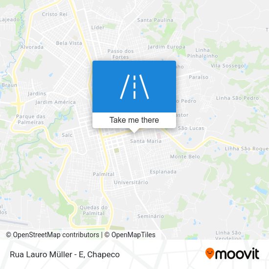 Rua Lauro Müller - E map
