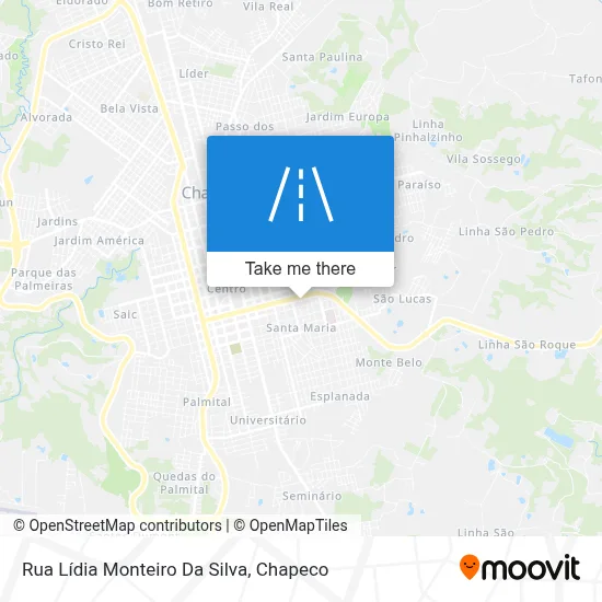 Rua Lídia Monteiro Da Silva map