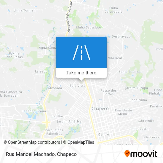 Rua Manoel Machado map