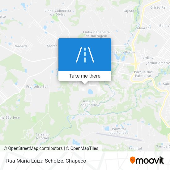 Rua Maria Luiza Scholze map