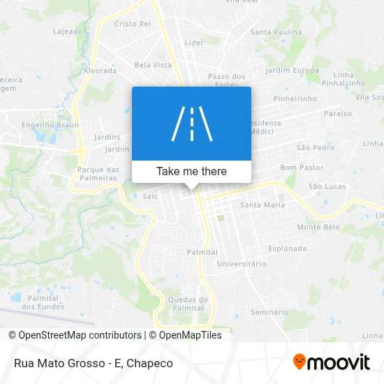 Rua Mato Grosso - E map