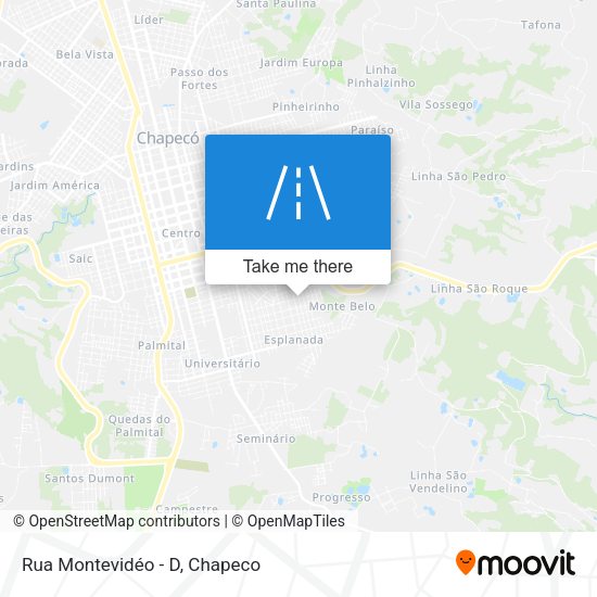 Rua Montevidéo - D map