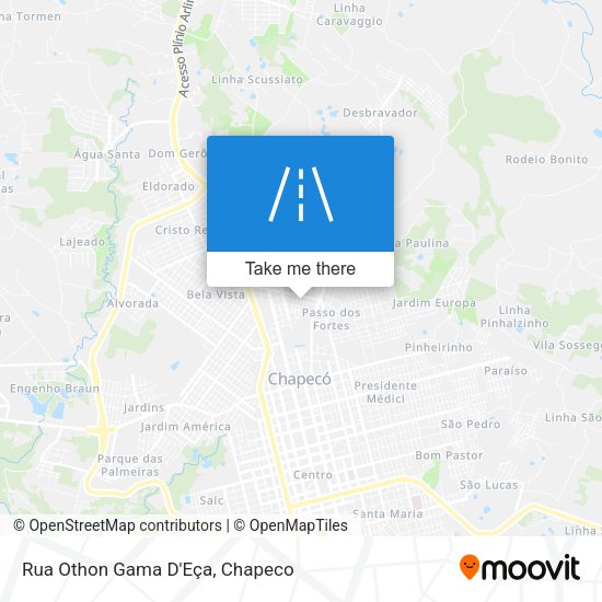Rua Othon Gama D'Eça map