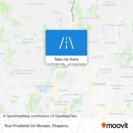 Rua Prudente De Moraes map