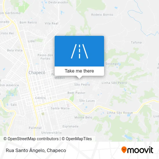 Rua Santo Ângelo map