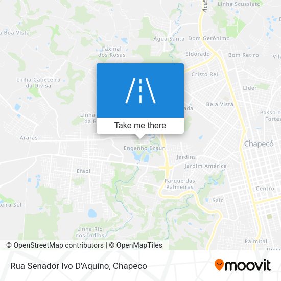 Rua Senador Ivo D'Aquino map