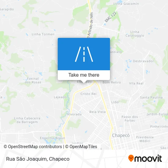 Rua São Joaquim map