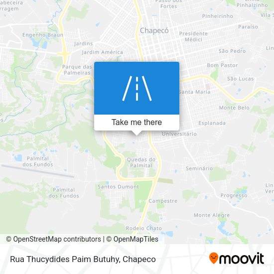 Rua Thucydides Paim Butuhy map