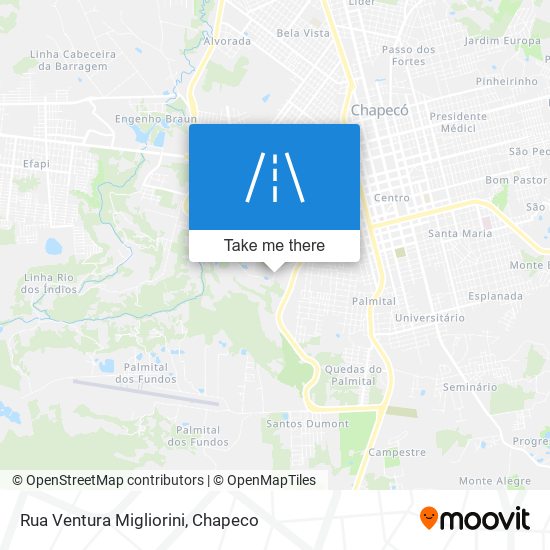 Rua Ventura Migliorini map