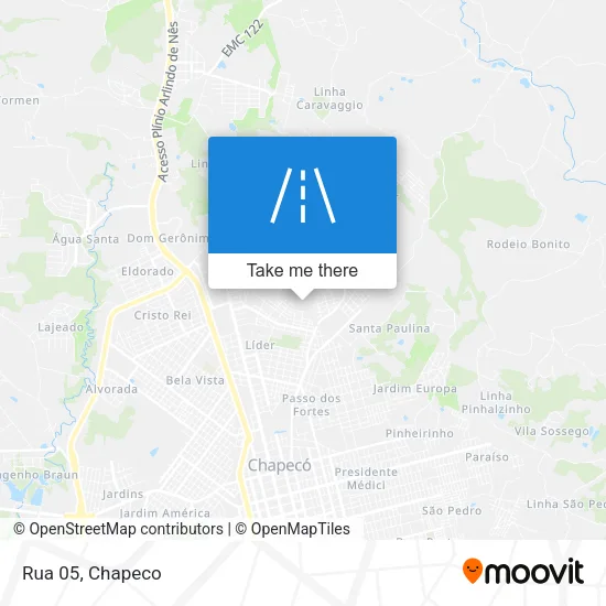 Rua 05 map