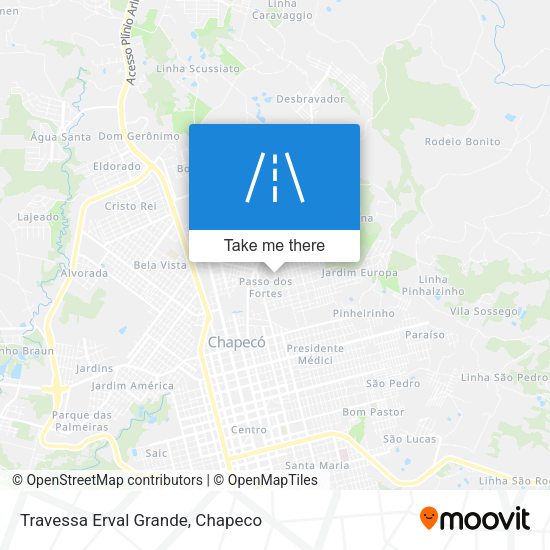 Travessa Erval Grande map