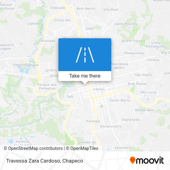 Travessa Zara Cardoso map