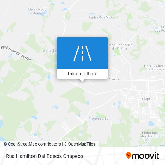Rua Hamilton Dal Bosco map