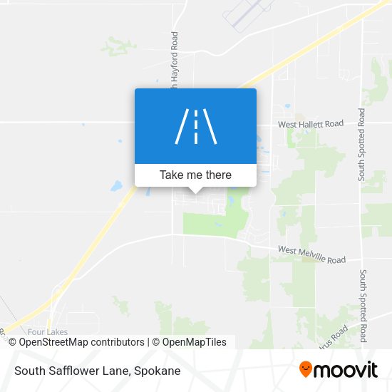 South Safflower Lane map