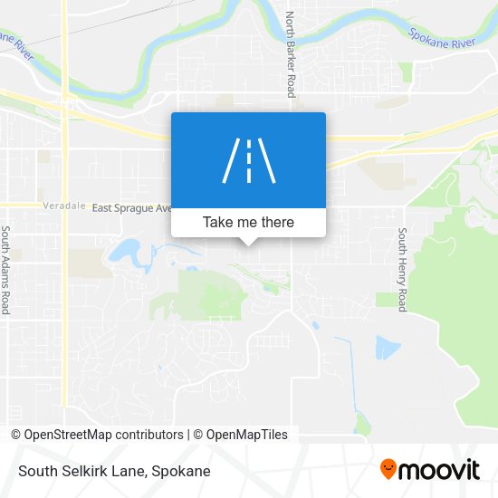 South Selkirk Lane map