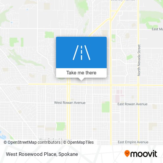 West Rosewood Place map