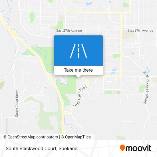 South Blackwood Court map