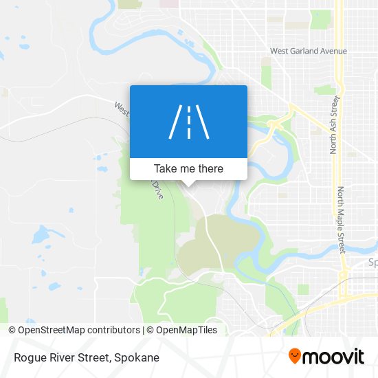 Rogue River Street map