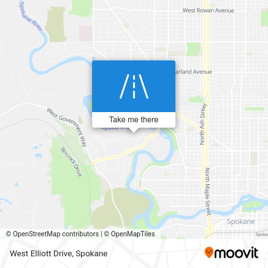 Mapa de West Elliott Drive