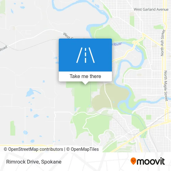 Rimrock Drive map